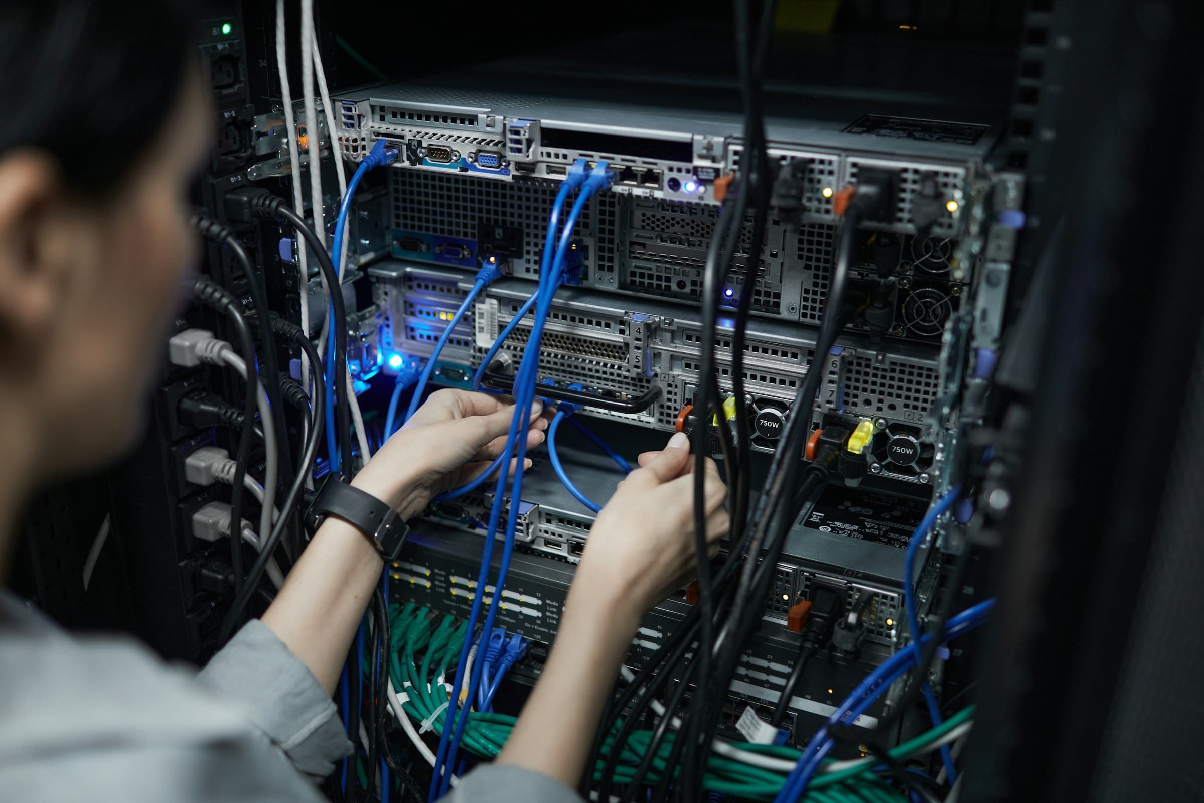 Servers in a datacentre